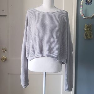 SOLD 🦋 Cozy Ribbed Knit Crop Sweater